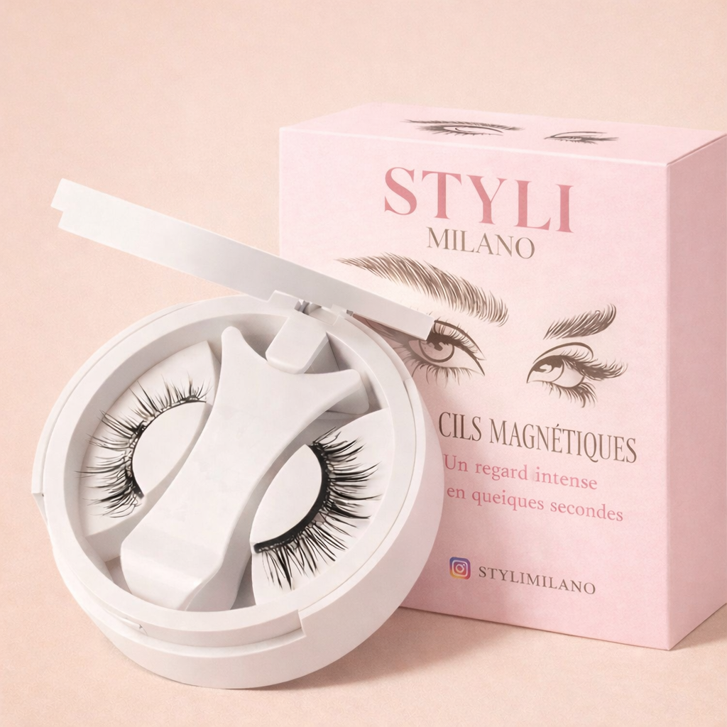 ✨ Cils Magnétiques Nouvelle Génération avec Pince Aimantée – Styli Milano STYLI